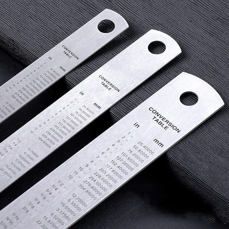 Deli Stainless Steel Ruler Set - 10cm, 20cm, 30cm 3 Deli Stainless Steel Ruler Set - 10cm, 20cm, 30cm - Image 3