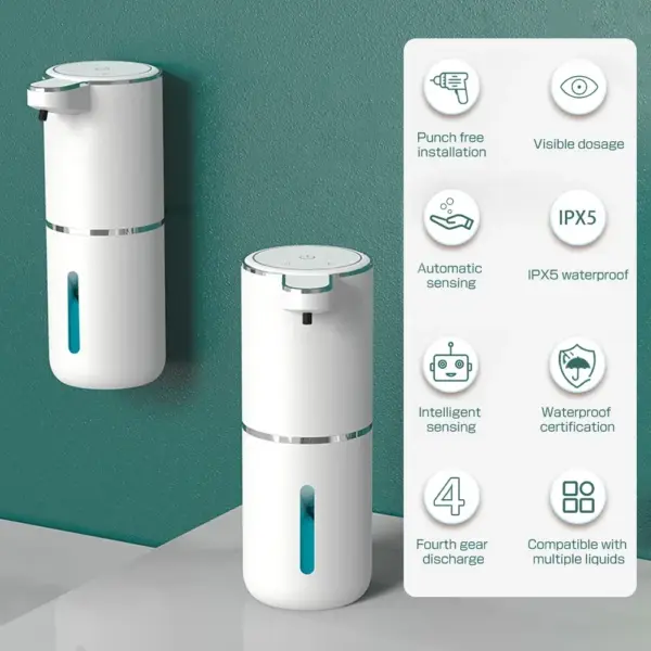 Touchless Automatic Foaming Soap Dispenser 380ml - Image 6