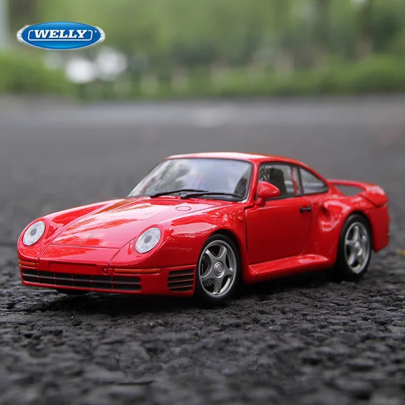 WELLY 1:24 Porsche 959 Diecast Model Car 2 WELLY 1:24 Porsche 959 Diecast Model Car - Image 2