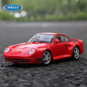 WELLY 1:24 Porsche 959 Diecast Model Car 9 Se6e15a2b44744182acd4a442e912968bL