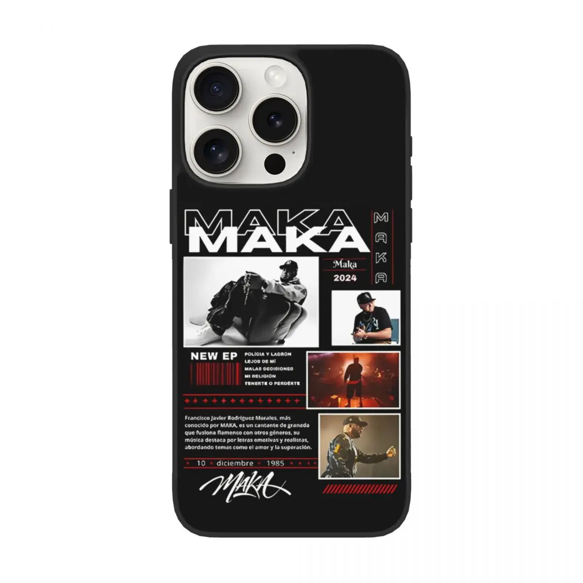 Maka Aura 2025 Tour Phone Case for iPhone 15 Pro 16 Maka Aura 2025 Tour Phone Case for iPhone 15 Pro - Image 16