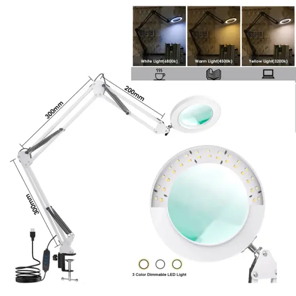 LED Magnifying Glass with 72 LEDs 8X/10X - Image 11
