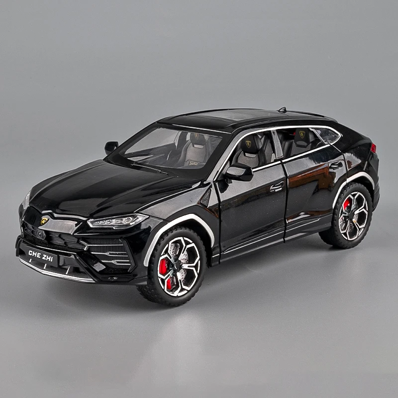 1:24 Scale Black Lamborghini Urus Diecast Model 3 1:24 Scale Black Lamborghini Urus Diecast Model - Image 3