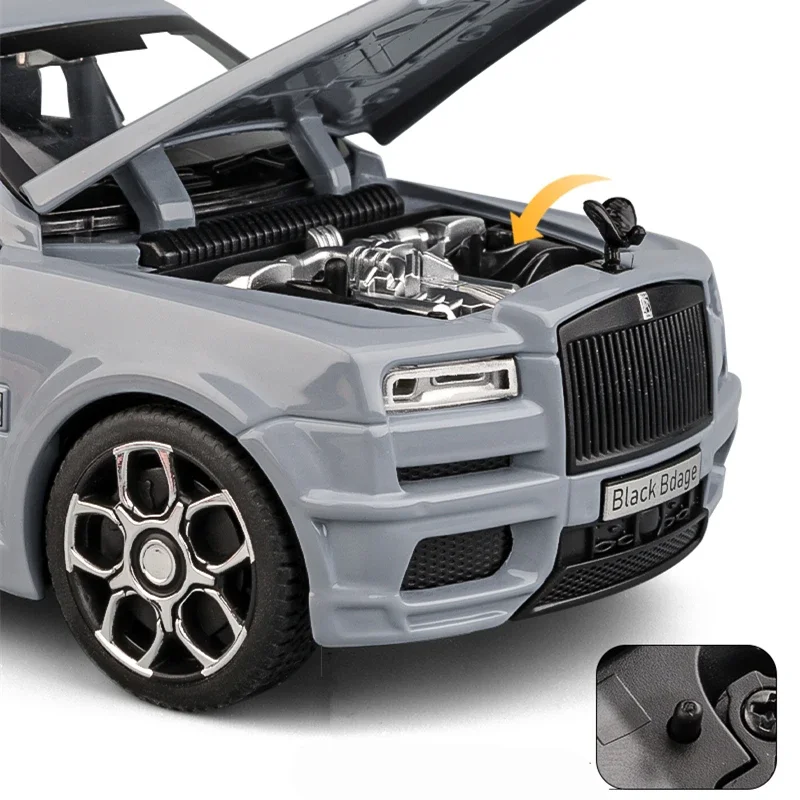 1:32 Rolls Royce Cullinan Diecast Model Black 5 1:32 Rolls Royce Cullinan Diecast Model Black - Image 5