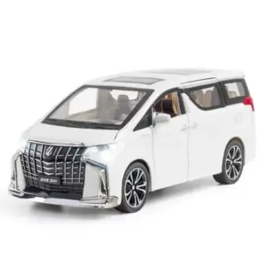 1:24 Scale White Toyota Alphard Die-Cast Model 13 Se7a1d2ad1db544ae832ddd4af15374f2w