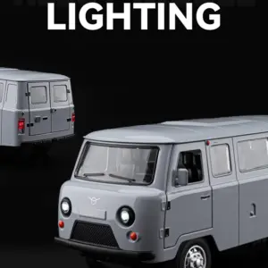 Russian UAZ Traveler Bus 1:18 Scale Model 13 Se7b66b5caa8145959a09903e5d9d8eb8W