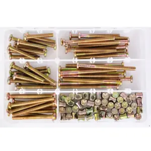 Hexagon Hex Furniture Screw Nut Set M6 Assortment 13 Se7d0deb4db554d569df1e3e6dcc63012s