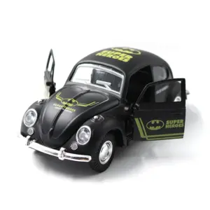 Vibrant Red Diecast Vintage Car Model 13 Se7e83491f8004db68d36a53f2db986ffW