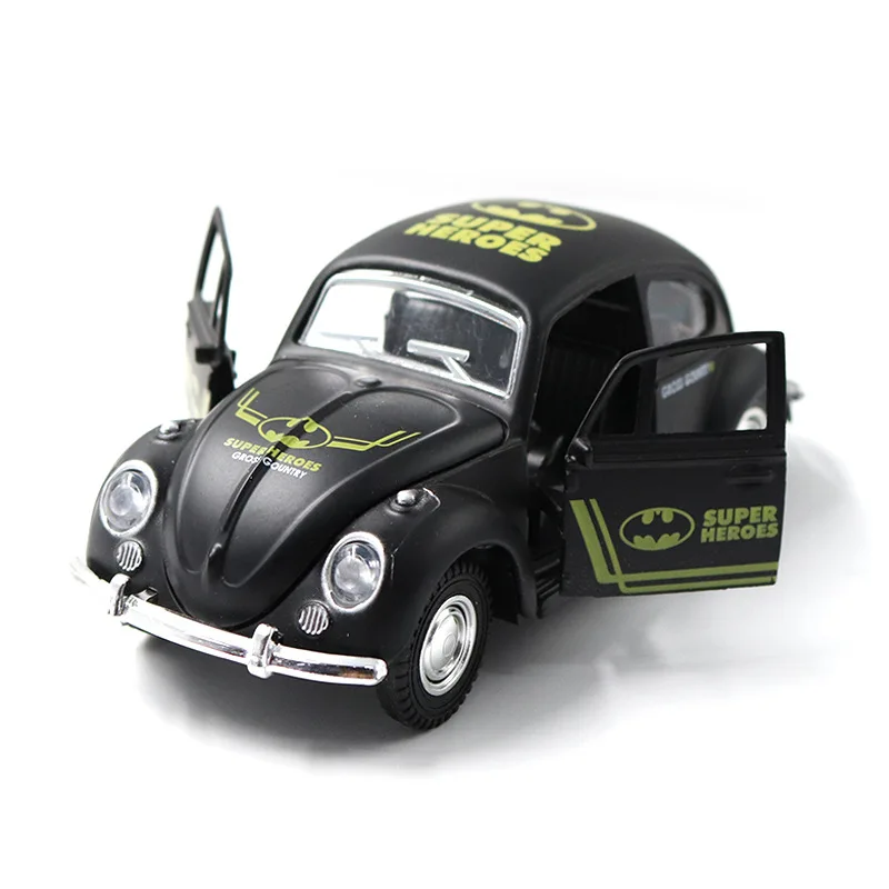 Vibrant Red Diecast Vintage Car Model 3 Vibrant Red Diecast Vintage Car Model - Image 3