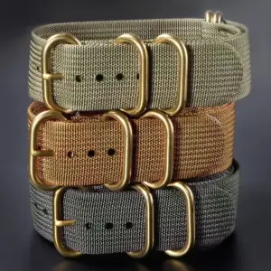 Blue and Gold 5-Ring Nylon Watch Band 8 Se84940d2b9d543438f0407451fc17d63l 1