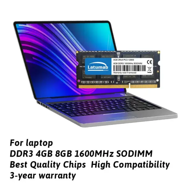 Latumab DDR3 DDR3L RAM Upgrade for Laptops - Image 4
