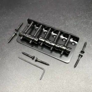 5-String Bass Guitar Bridge with Saddles 15 Se8a609fc0e7e4f8ea8d38f7c76b13a24e
