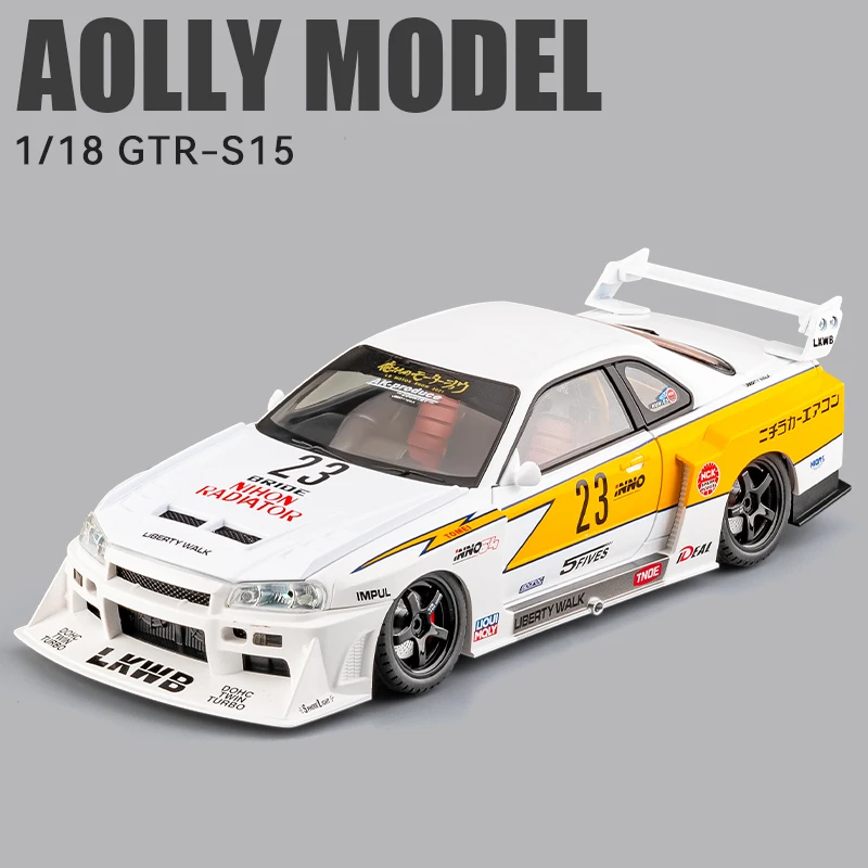 Nissan GTR R34 Skylin S15 LBWK Diecast Model 8 Nissan GTR R34 Skylin S15 LBWK Diecast Model - Image 8
