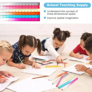 15cm Colorful Clear Acrylic Straight Ruler 20 Se8e6dd822daf4b2c88d5dc6dc716ae2cd