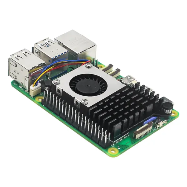 Raspberry Pi 5 PWM Cooling Fan Aluminum Heatsink - Image 3