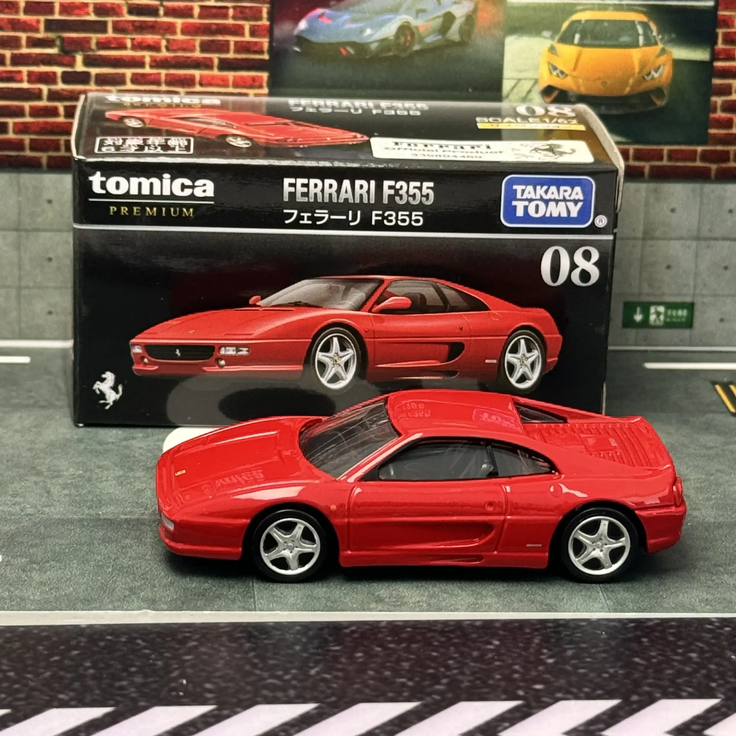 Ferrari F355 Mini Car 1:64 Diecast Model 4 Ferrari F355 Mini Car 1:64 Diecast Model - Image 4