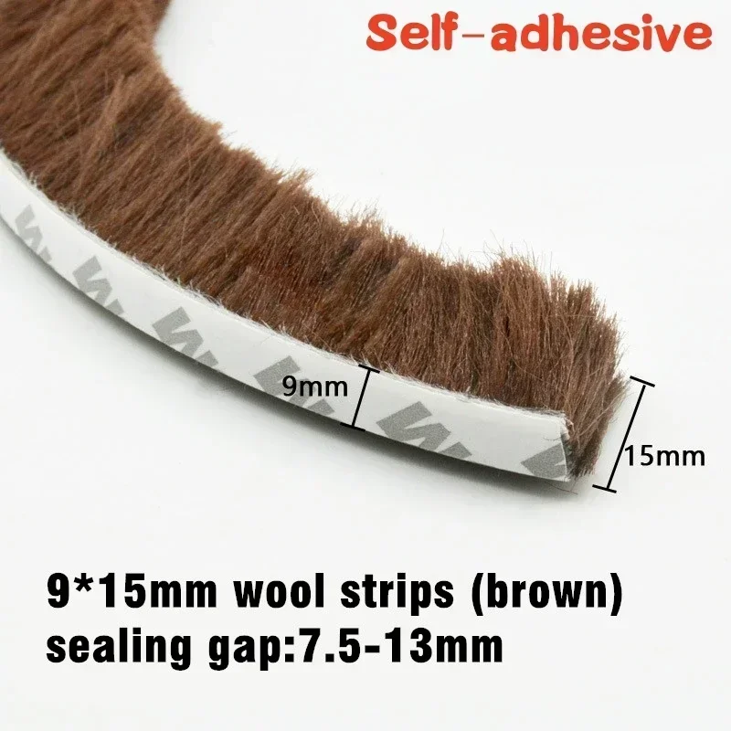Self-Adhesive Brush Strip Weather Seal 5M/10M 13 Self-Adhesive Brush Strip Weather Seal 5M/10M - Image 13