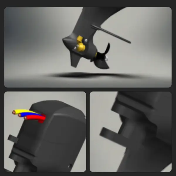 1:8 Scale High-Performance Outboard Motor Model - Image 6