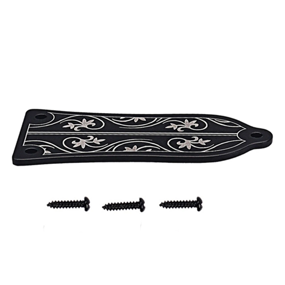 Black Bell-Shaped Guitar Truss Rod Cover 6 Black Bell-Shaped Guitar Truss Rod Cover - Image 6