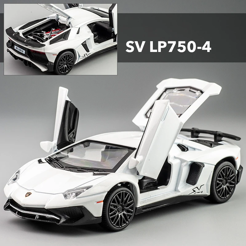 1:32 LP770 Diecast Lamborghini Aventador SVJ Car 13 1:32 LP770 Diecast Lamborghini Aventador SVJ Car - Image 13