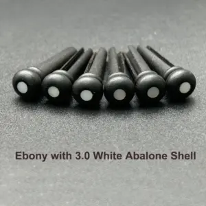 Ebony Bridge Pins Set for Acoustic Guitars 12 Seb042e852144493cb7cedc81ecef28e5R