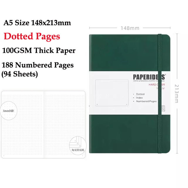23 Colors A5 Dotted Notebook Journal 16 23 Colors A5 Dotted Notebook Journal - Image 16