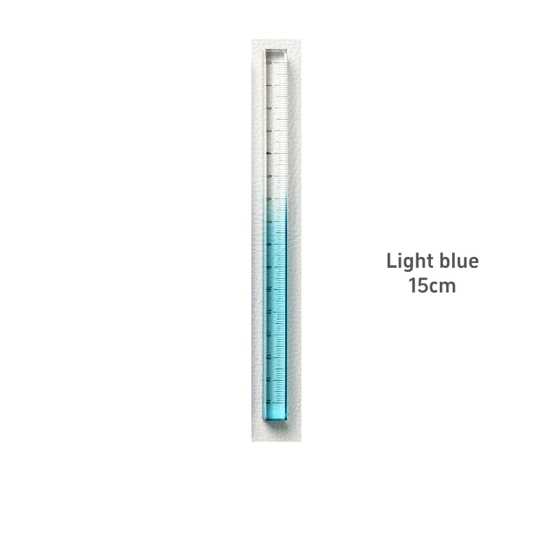 15cm Colorful Clear Acrylic Straight Ruler 11 15cm Colorful Clear Acrylic Straight Ruler - Image 11
