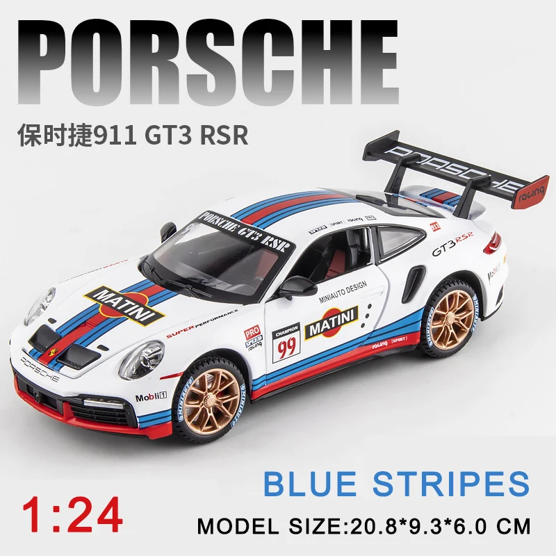 Porsche 911 GT3 RSR Diecast Model Car 8 Porsche 911 GT3 RSR Diecast Model Car - Image 8