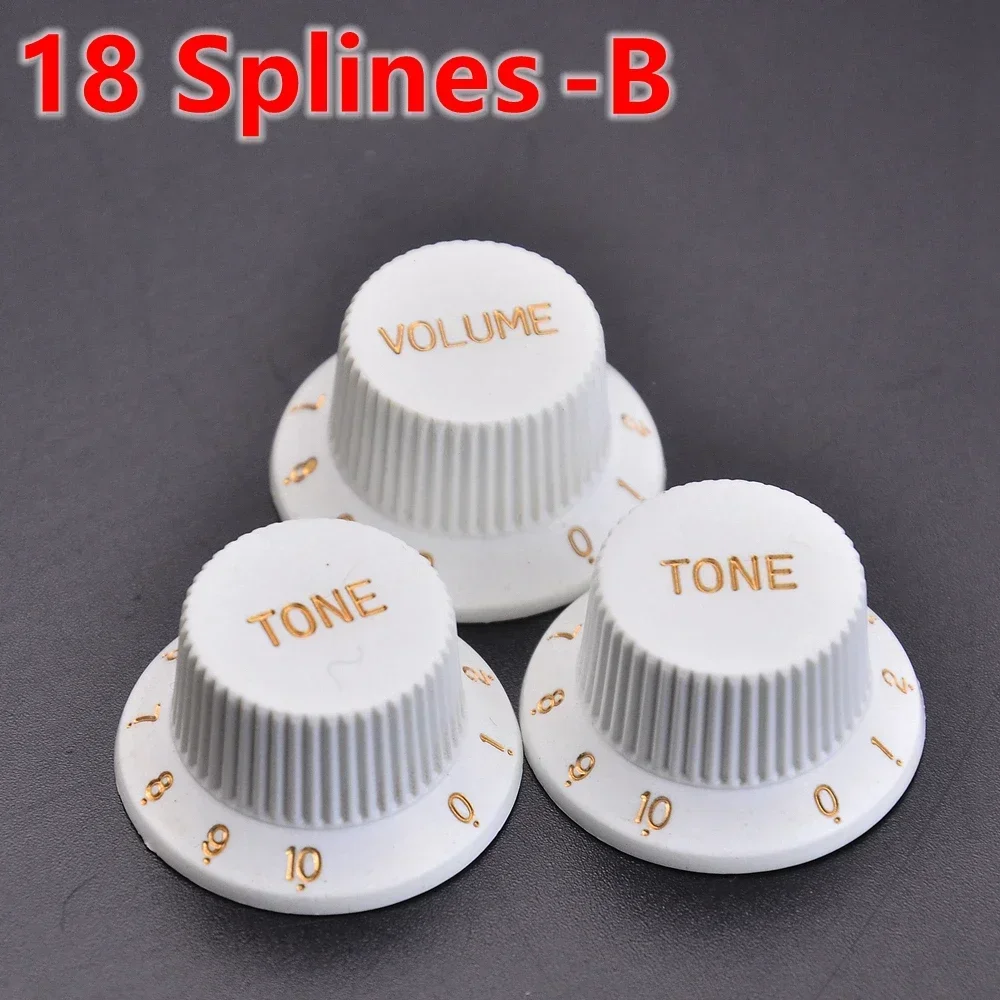 Stratocaster Control Knob Set - 18/24 Spline 11 Stratocaster Control Knob Set - 18/24 Spline - Image 11