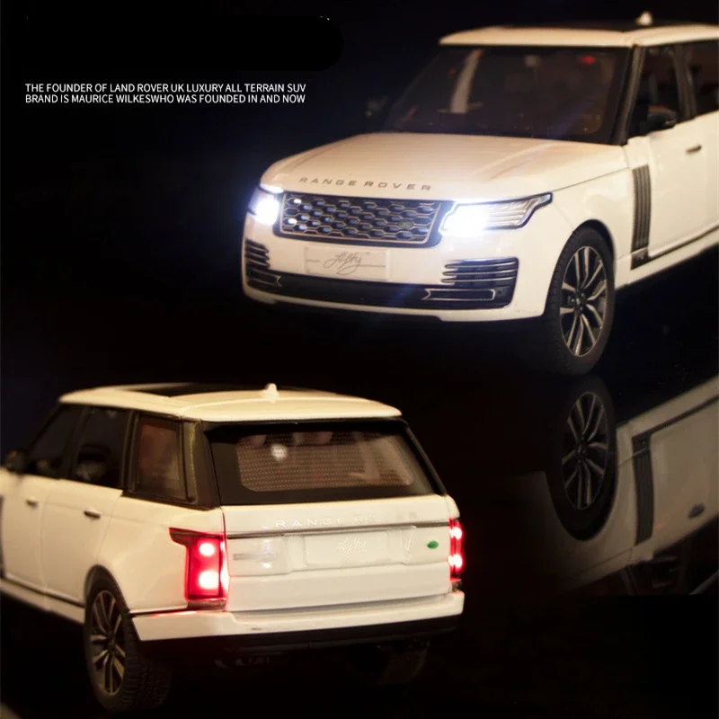 1/24 Scale Black Range Rover Diecast Model 4 1/24 Scale Black Range Rover Diecast Model - Image 4