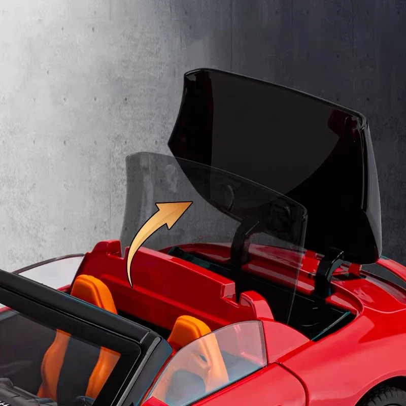 1:24 Scale Yellow Mercedes-Benz SL63 Diecast Model 4 1:24 Scale Yellow Mercedes-Benz SL63 Diecast Model - Image 4