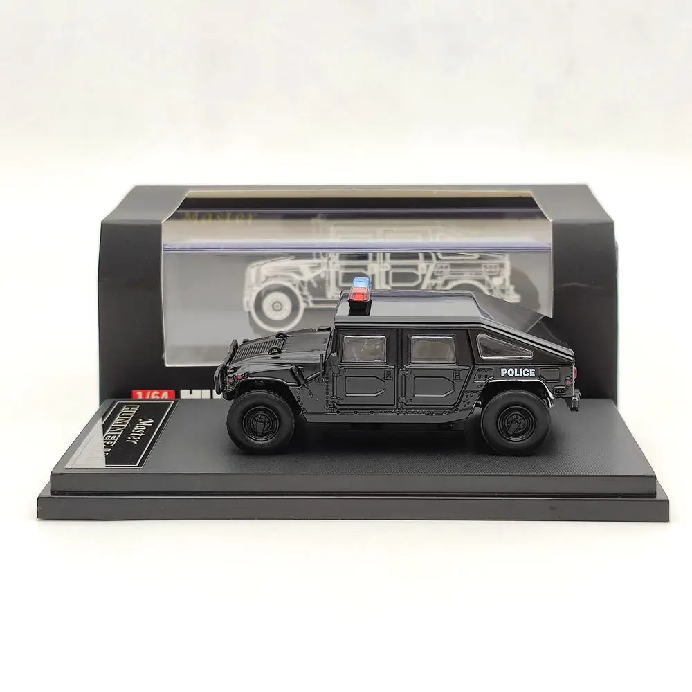 1/64 Hummer H1 Police Diecast Model Vehicle 3 1/64 Hummer H1 Police Diecast Model Vehicle - Image 3
