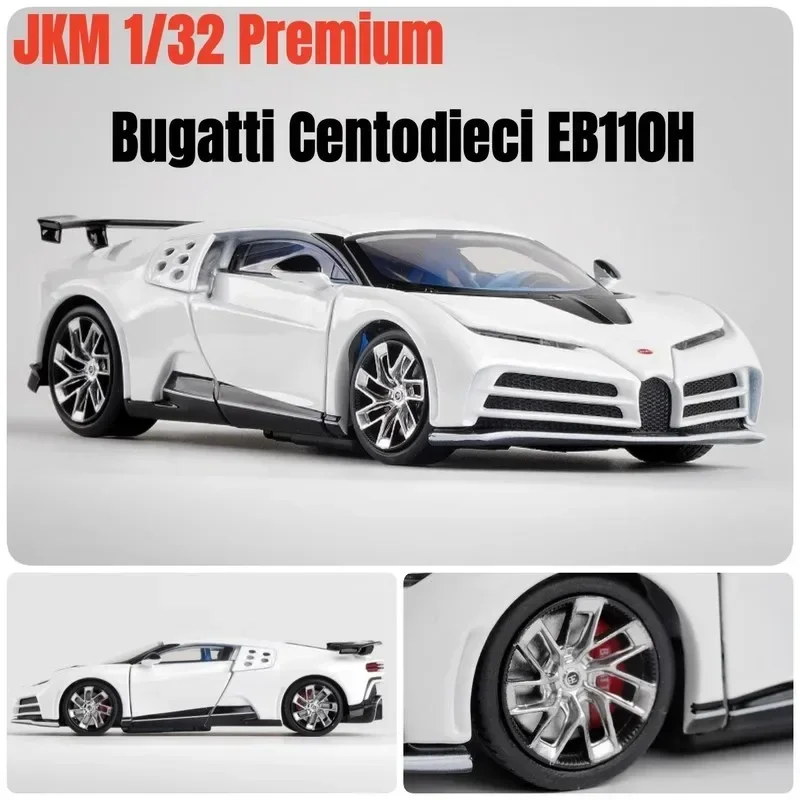 1:32 Bugatti EB110 Centodieci Model - White & Blue 3 1:32 Bugatti EB110 Centodieci Model - White & Blue - Image 3