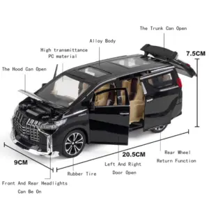 1:24 Die-Cast Toyota Alphard MPV Model 9 See39851a61d54db18a94ee570b847328U 1