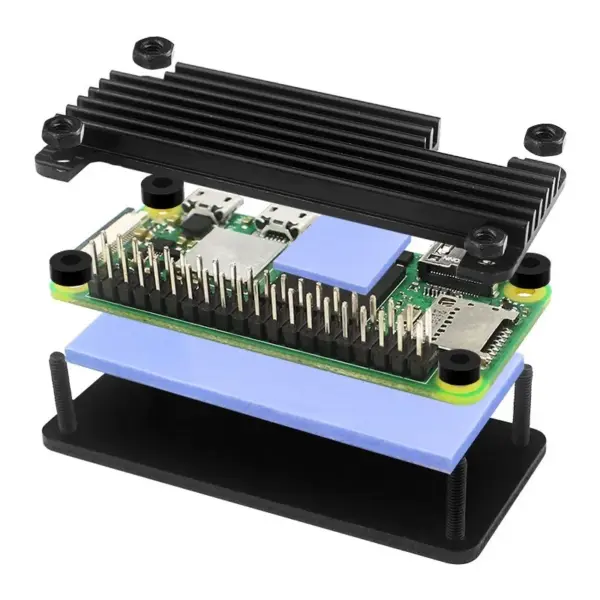 Raspberry Pi Zero 2 W Aluminum Case with Cooling - Image 3