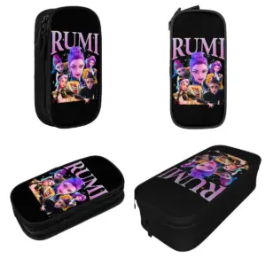 Rumi Kpop Vintage Pencil Case with Graphic Design 31 Seeb09372e4974ff792379750f7995e19S