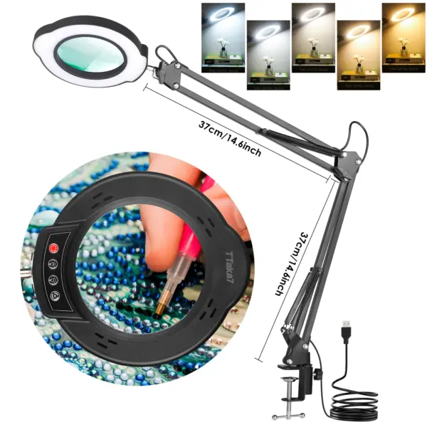 LED Magnifying Glass with 72 LEDs 8X/10X - Image 8
