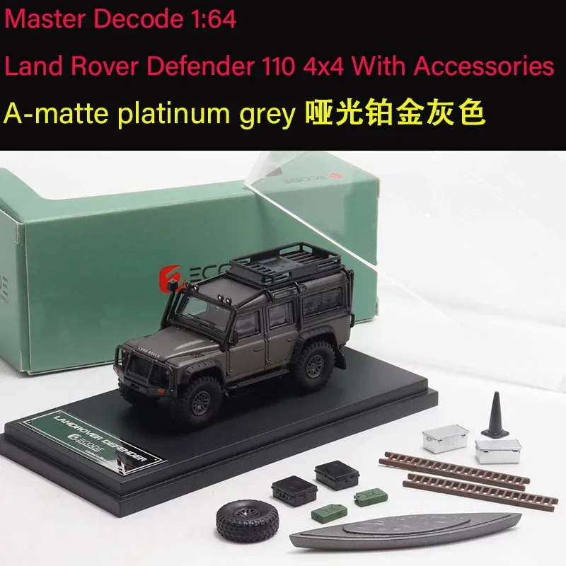 1:64 Scale Land Rover Defender 110 Model with Accessories 6 1:64 Scale Land Rover Defender 110 Model with Accessories - Image 6