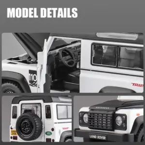 1:32 Orange Land Rover Defender Diecast Model 13 Sef5c4e3a077f4f319b2d650ebdfe3f09L