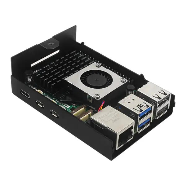 Raspberry Pi 5 Aluminum Case with Cooler - Image 5