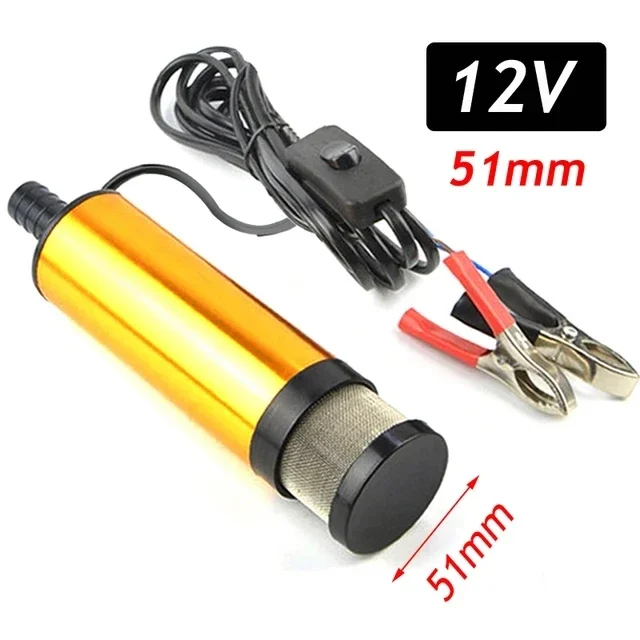 12V Submersible Diesel Fuel Transfer Pump 12L/min 7 12V Submersible Diesel Fuel Transfer Pump 12L/min - Image 7