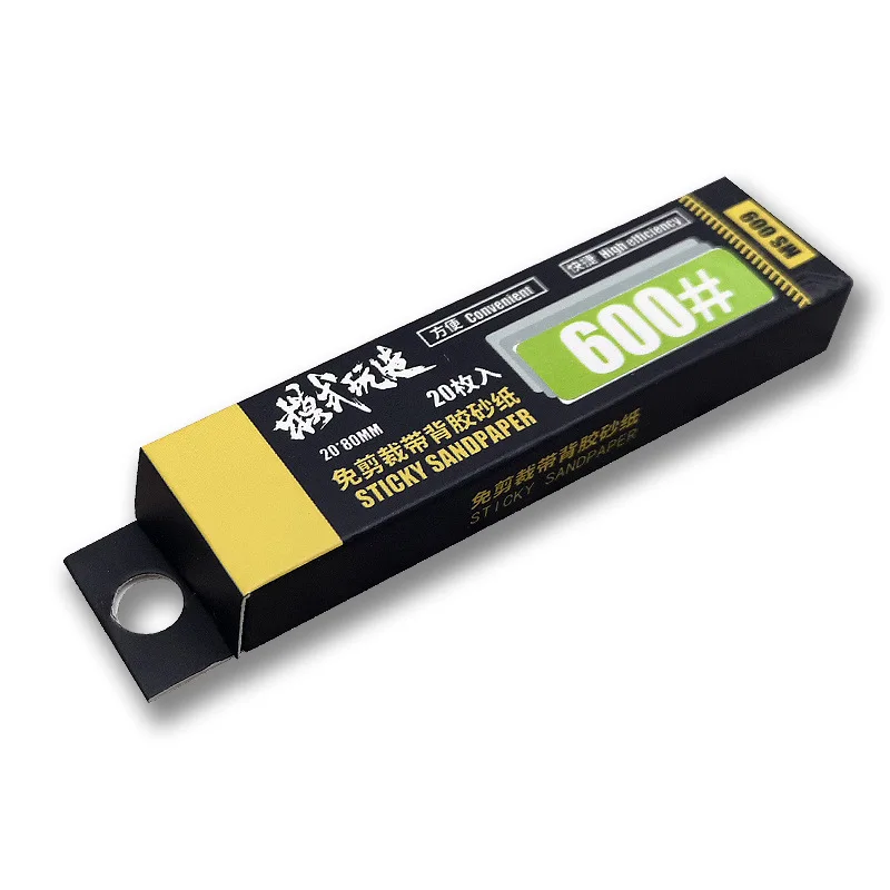 Sticky Sandpaper Set 20 Sheets 400-1200 Grit 9 Sticky Sandpaper Set 20 Sheets 400-1200 Grit - Image 9
