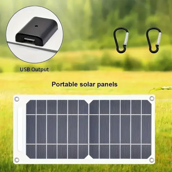 35W Portable Solar Panel for Outdoor Charging - Image 14