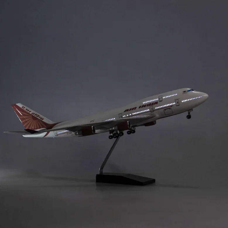 47cm Boeing 747 Air India Model Aircraft 7 47cm Boeing 747 Air India Model Aircraft - Image 7