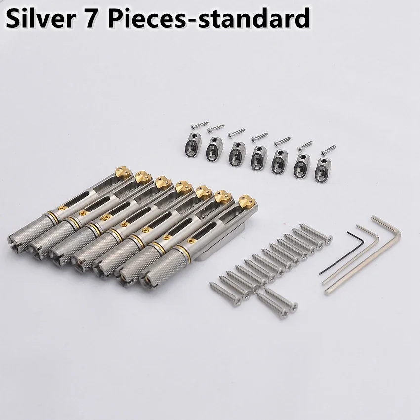 Steel Bridges for Fanned Fret Guitars 16 Steel Bridges for Fanned Fret Guitars - Image 16