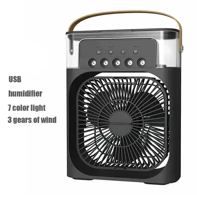 Portable Humidifier Fan with Colorful LED Lights 10 Portable Humidifier Fan with Colorful LED Lights - Image 10