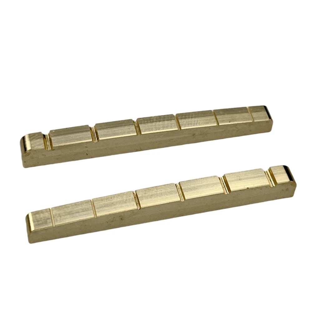 Solid Brass Guitar Nut for ST TL Models 42-43mm 2 Solid Brass Guitar Nut for ST TL Models 42-43mm - Image 2