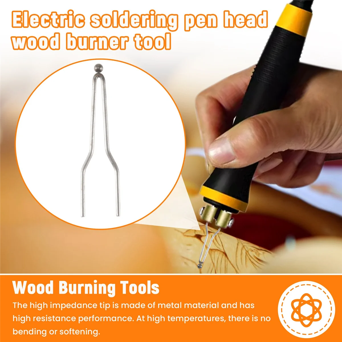 5 Metal Ball Tips for Wood Burning Tools 4 5 Metal Ball Tips for Wood Burning Tools - Image 4