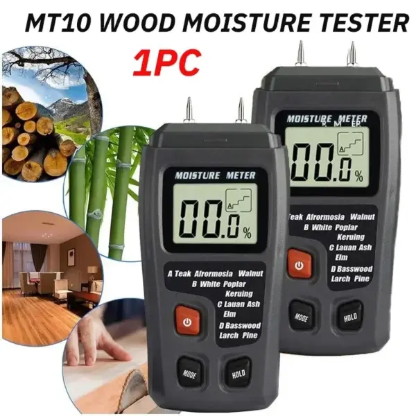 Large LCD Wood Moisture Meter with Accurate Readings - Image 6