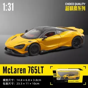 McLaren 765LT 1:31 Scale Die-Cast Model Car 9 Sf37fcfa53954471cb282c9fc4e9d660fv